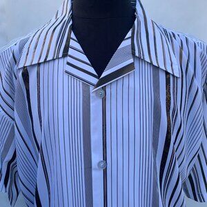 Button Down Short Sleeve Casual Shirt NEW-GEN For Men Made in China XL White
